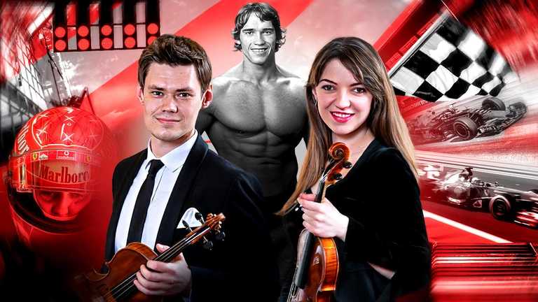 Андрій Уграк, Галина Біла та австрійські супергерої / Колаж Олександра Фегера Андрій Уграк, Галина Біла та австрійські супергерої / Колаж Олександра Фегера