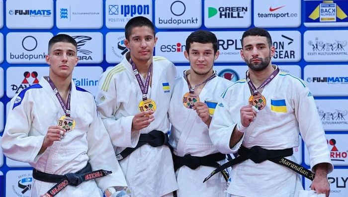Сборная Украины по дзюдо получила 13 медалей на Кубке Европы в Таллине и выиграла медальный зачет