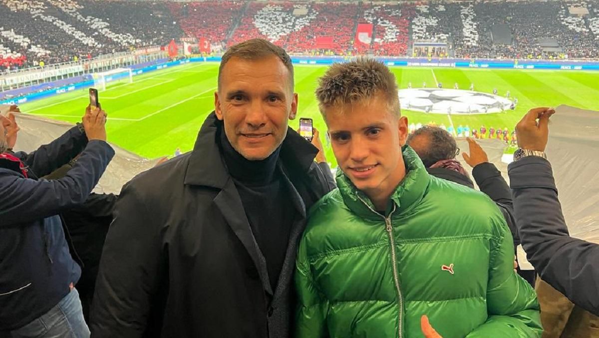 Андрій Шевченко із сином / Фото Instagram