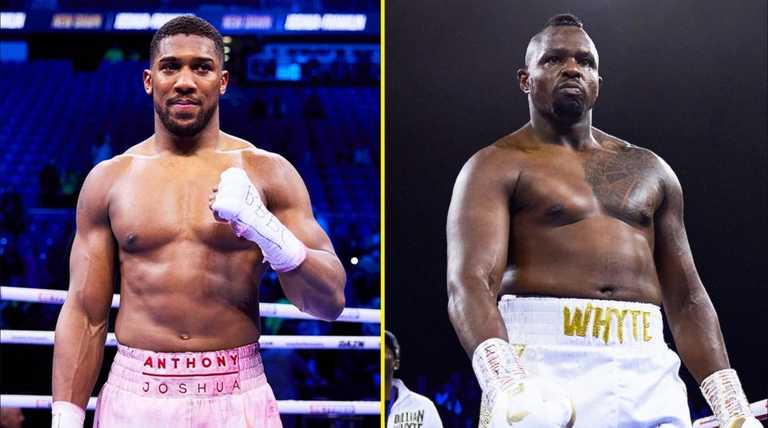 Ентоні Джошуа та Ділліан Вайт  / фото з відкритих джерел 