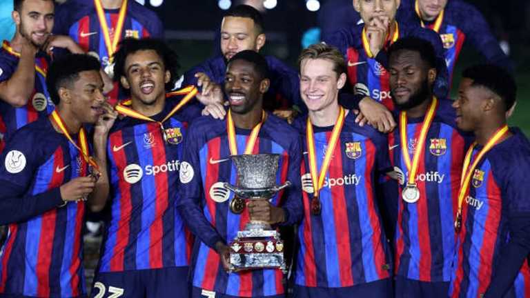 Игроки Барселоны / Фото Getty images Игроки Барселоны / Фото Getty images