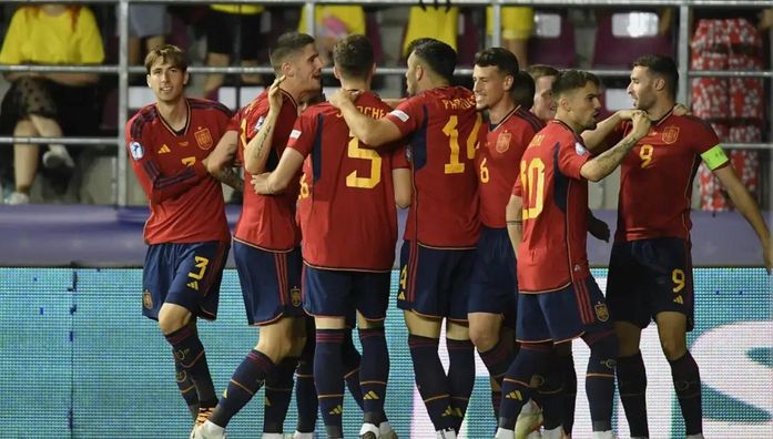 Победа вероятных соперников Украины в видеообзоре матча Испания U-21 – Швейцария U-21 – 2:1