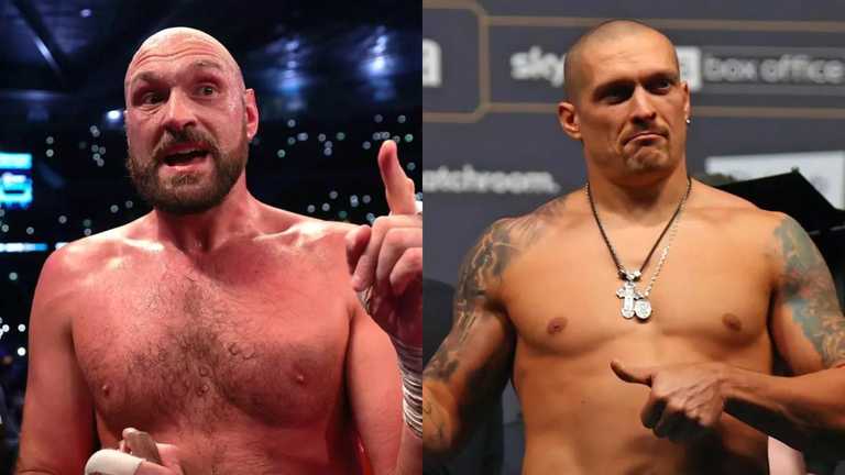 Ф'юрі та Усик / фото з відкритих джерел Ф'юрі та Усик / фото з відкритих джерел