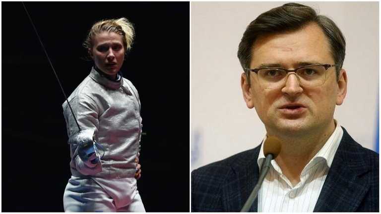 Ольга Харлан та Дмитро Кулеба / Колаж Спорт 24 Ольга Харлан та Дмитро Кулеба / Колаж Спорт 24