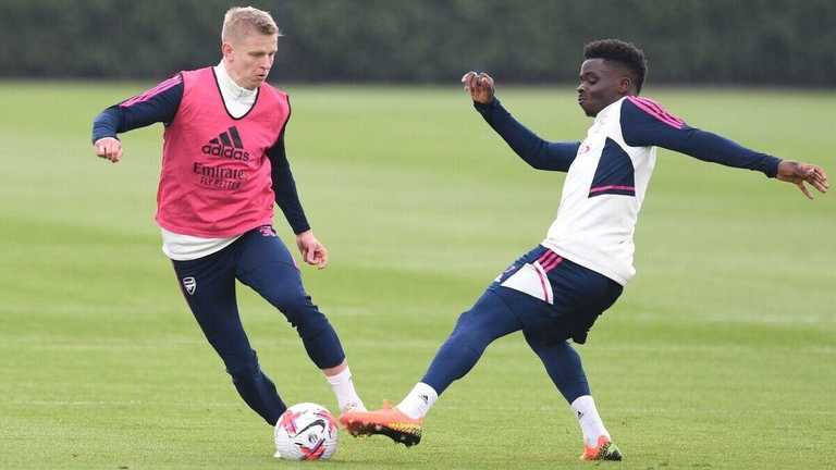 Зінченко і Сака / Фото ФК Арсенал Зінченко і Сака / Фото ФК Арсенал