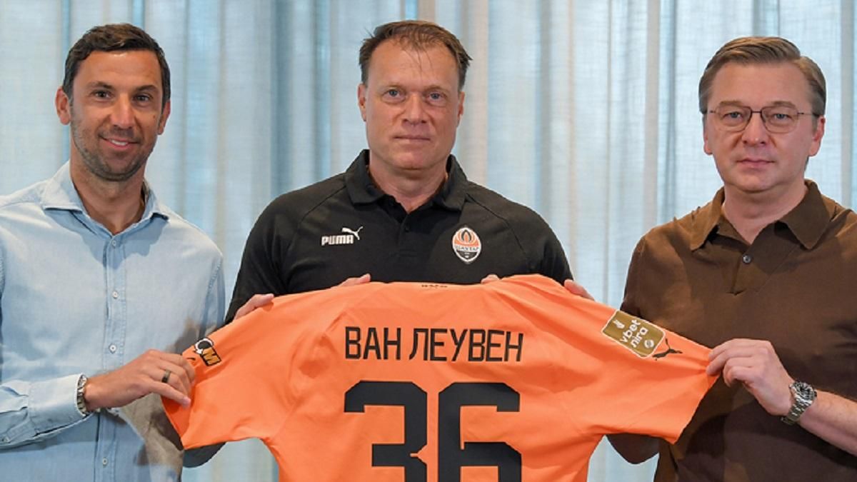 Патрік ван Леувен – новий головний тренер Шахтаря / Фото офіційний сайт "гірників"