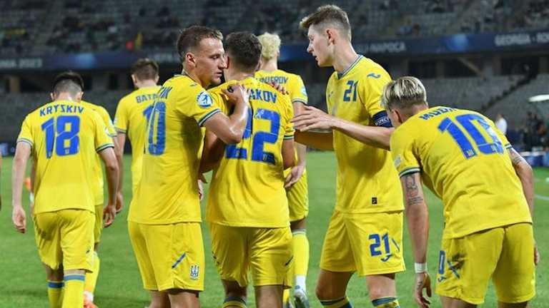 Гравці молодіжної збірної України / фото УАФ Гравці молодіжної збірної України / фото УАФ