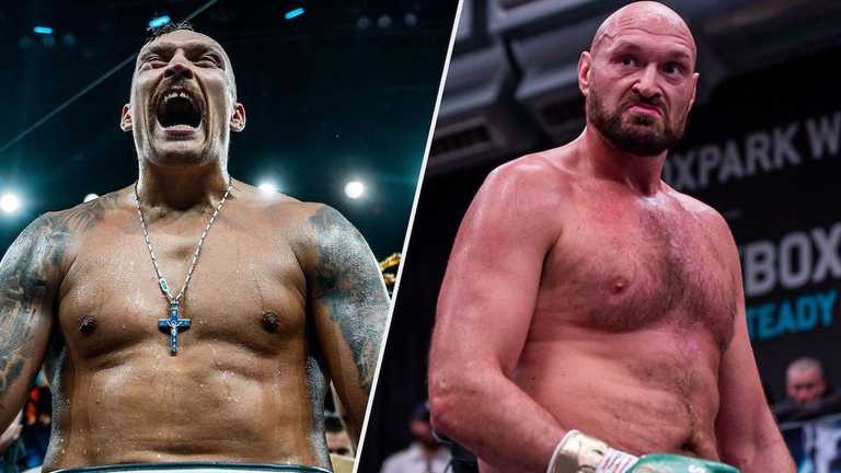 Усик та Ф'юрі / фото з відкритих джерел Усик та Ф'юрі / фото з відкритих джерел