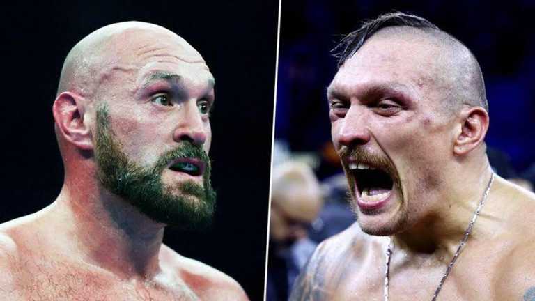 Олександр Усик і Тайсон Ф'юрі / колаж з відкритих джерел Олександр Усик і Тайсон Ф'юрі / колаж з відкритих джерел