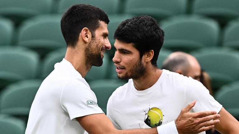 Джокович и Алькарас / Фото ATP Tour