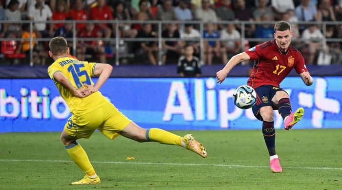 Испания – Украина – 5:1 – видео голов и обзор полуфинала молодежного Евро-2023