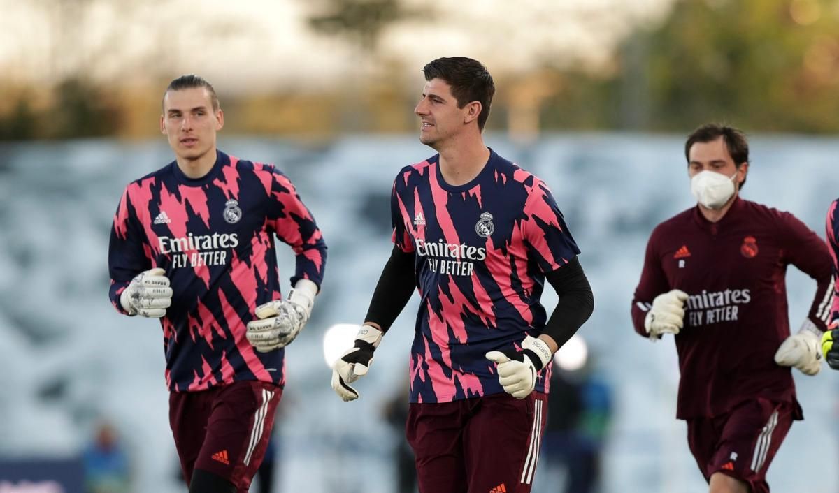 Лунін та Куртуа на тренуванні  / фото з відкритих джерел