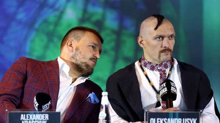 Красюк та Усик / Фото Matchroom Красюк та Усик / Фото Matchroom