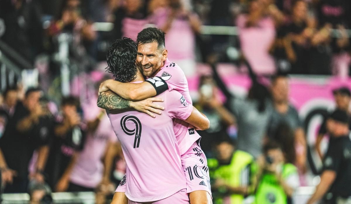 Емоції Мессі після забитого голу / фото ФК Інтер Маямі