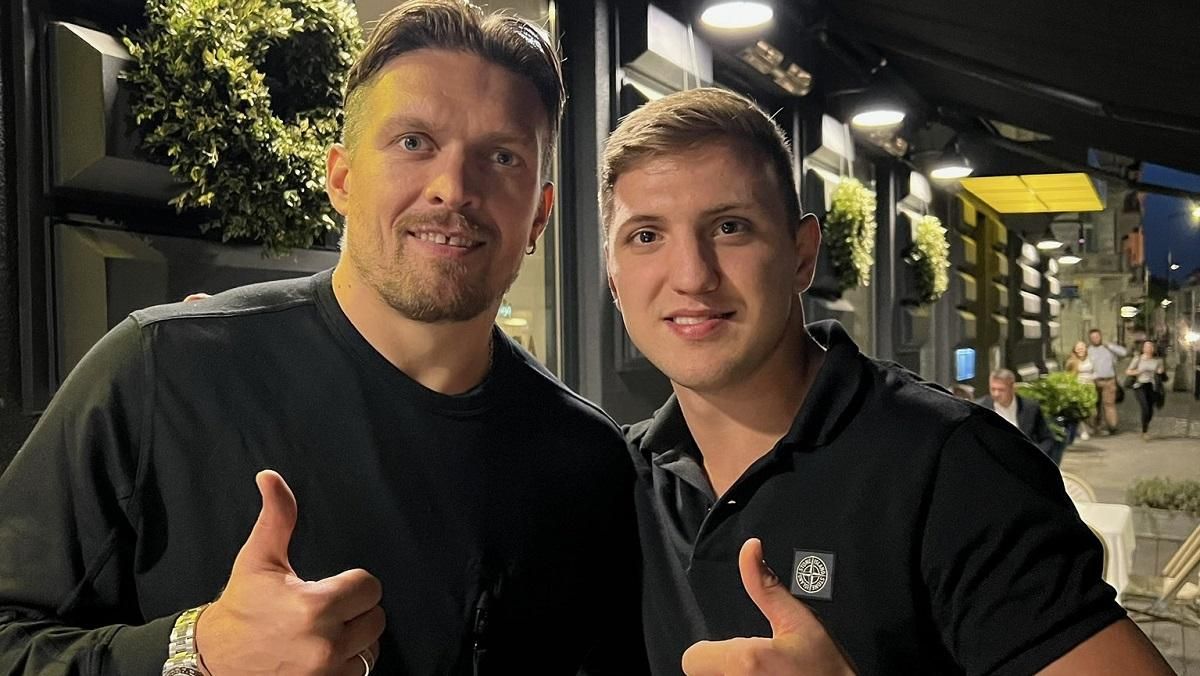 Федор Черкашин с Александром Усиком / Фото Instagram