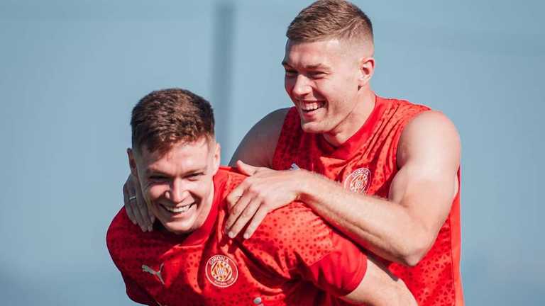 Циганков і Довбик / Фото ФК Жирона Циганков і Довбик / Фото ФК Жирона