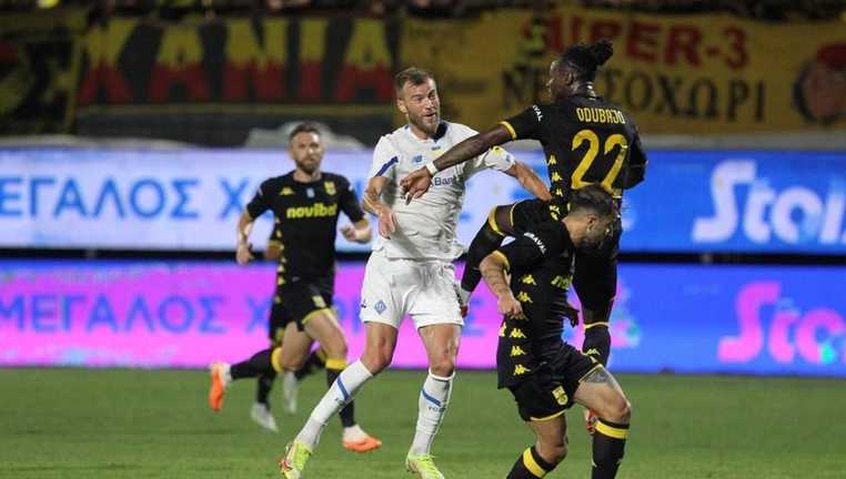 Динамо мінімально програло Арісу / Фото київського клубу Динамо мінімально програло Арісу / Фото київського клубу