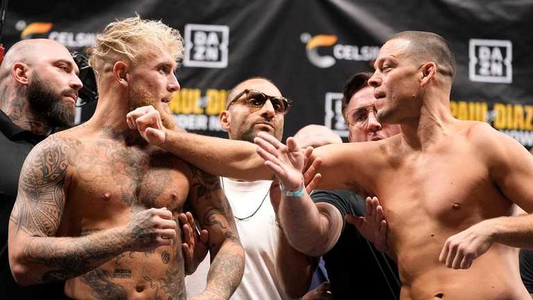 Джейк Пол – Нейт Діас / Фото MMA Fighting Джейк Пол – Нейт Діас / Фото MMA Fighting