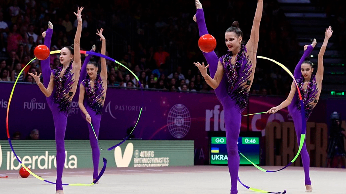 Сборная Украины по художественной гимнастике выиграла медаль на ЧМ-2023 —  Спорт 24