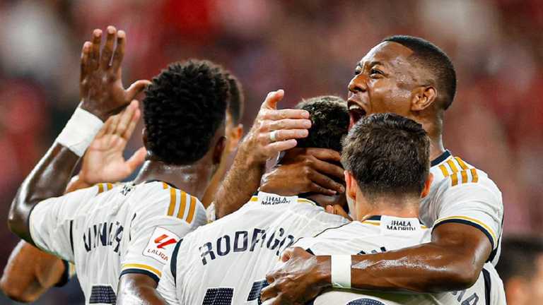 Реал святкує гол / Фото Twitter Реал святкує гол / Фото Twitter