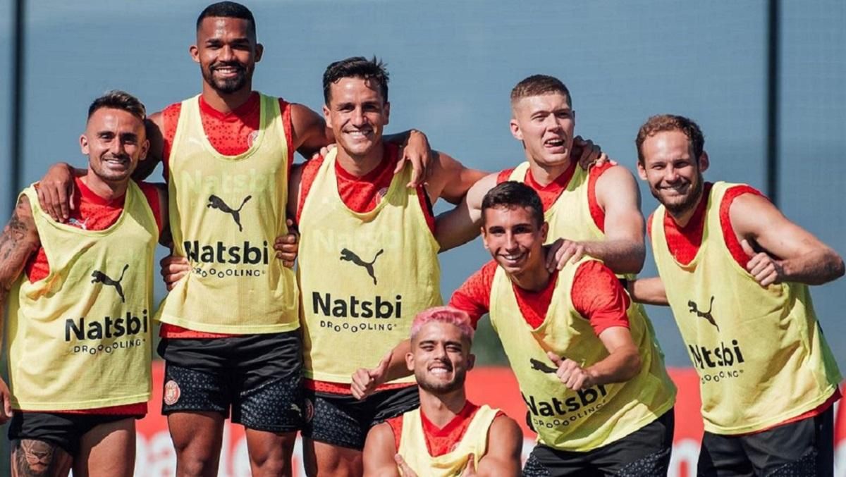 Гравці Жирони на тренуванні / Фото з Instagram