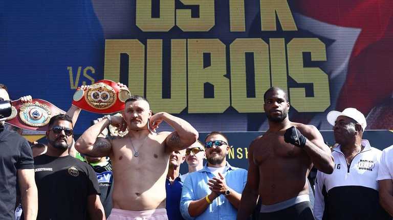 Усик и Дюбуа / Фото Jakub Porzycki Усик и Дюбуа / Фото Jakub Porzycki