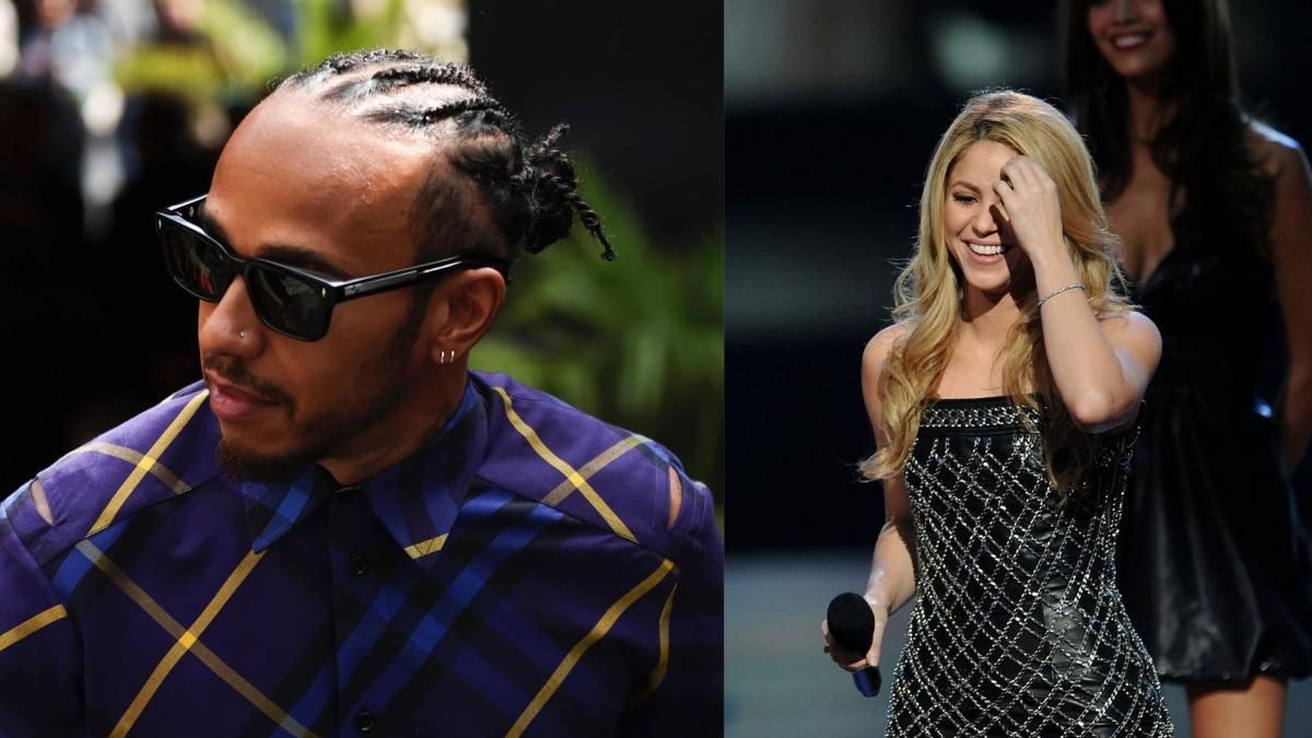 Хемілтон і Шакіра / Колаж Mundo Deportivo