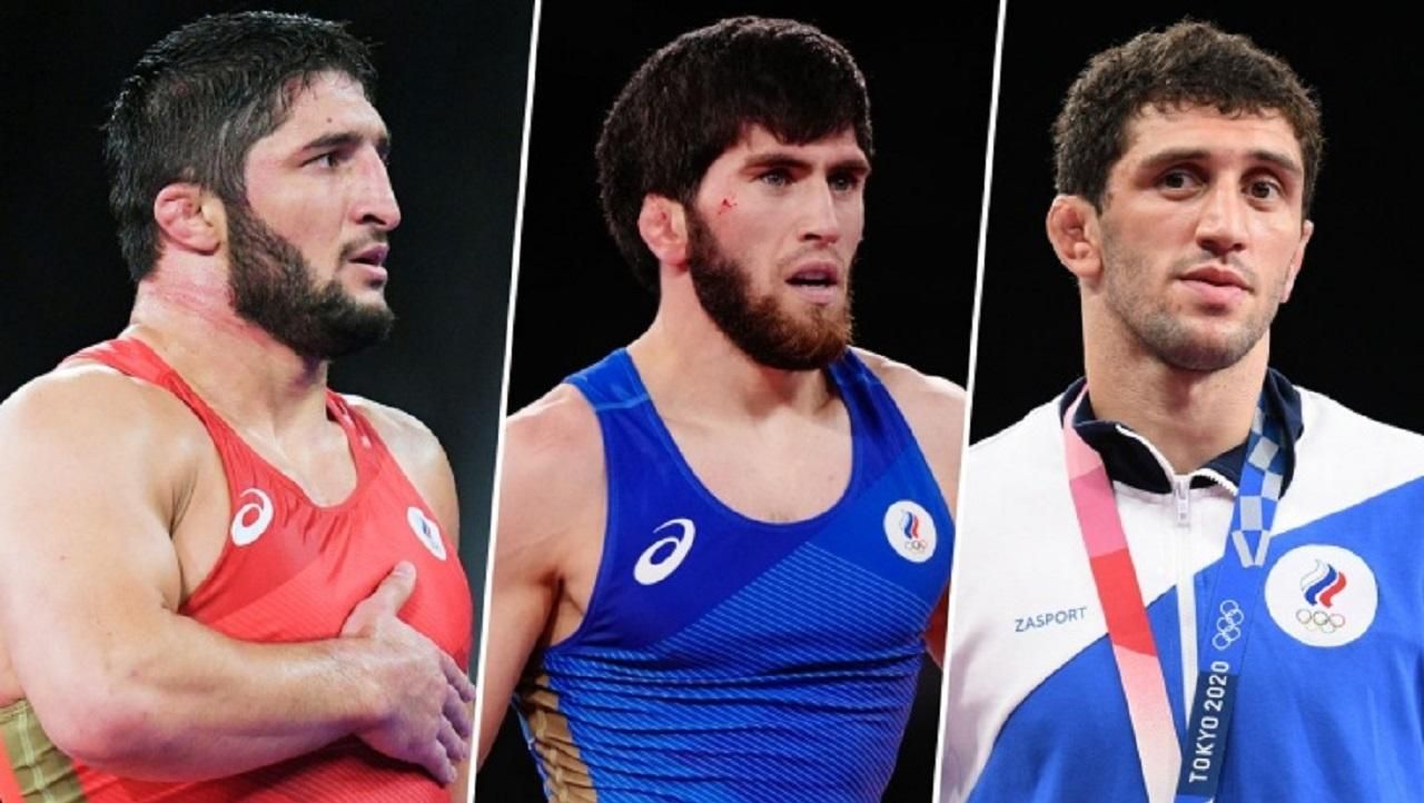 Російські борці / Колаж з відкритих джерел