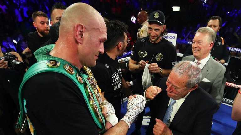 Тайсон Ф'юрі та Боб Арум / Фото Top Rank Тайсон Ф'юрі та Боб Арум / Фото Top Rank