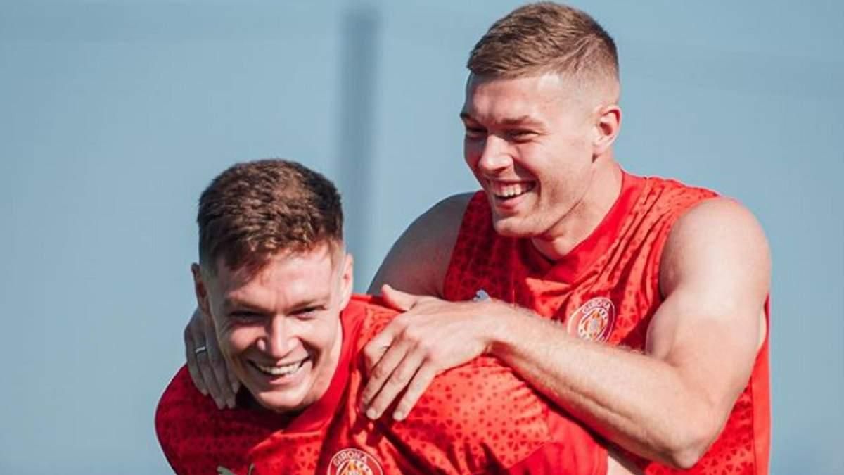 Артем Довбик та Віктор Циганков / Фото ФК Жирона