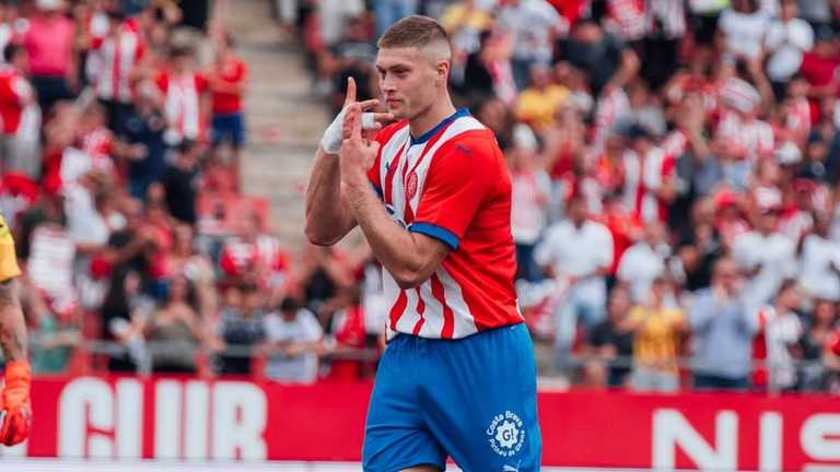 Артем Довбик / Фото ФК Жирона Артем Довбик / Фото ФК Жирона