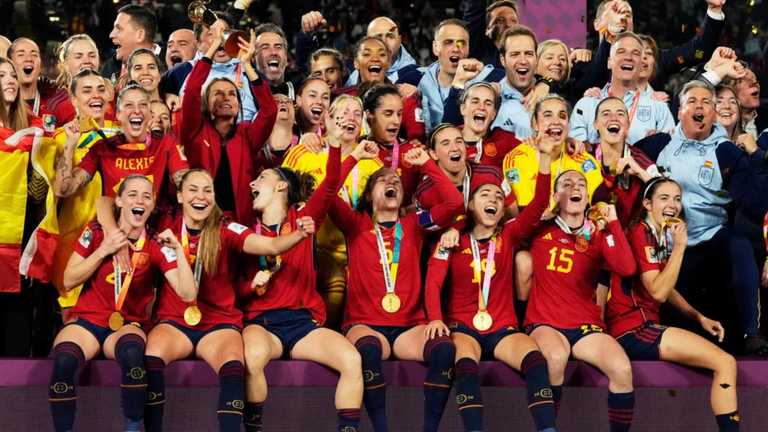 Женская сборная Испании по футболу / фото АР Женская сборная Испании по футболу / фото АР