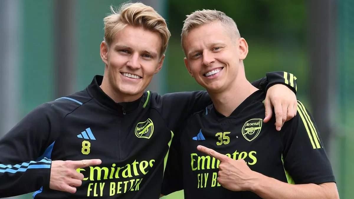 Едегор та Зінченко / Фото ФК Арсенал