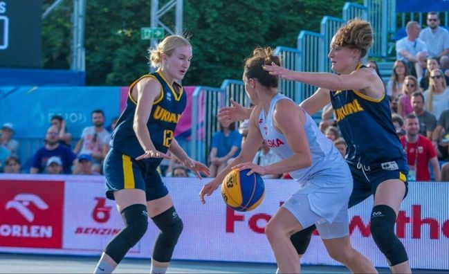 Сборная Украины по баскетболу проиграла Франции на старте женского ЧЕ среди команд 3х3