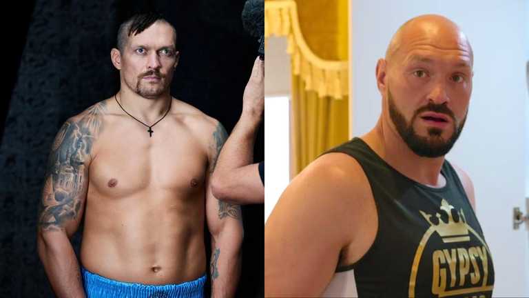 Усик та Ф'юрі / колаж Спорт24 Усик та Ф'юрі / колаж Спорт24