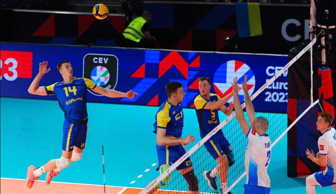 Украина потерпела досадное поражение в четвертьфинале ЧЕ-2023 по волейболу в матче против Словении