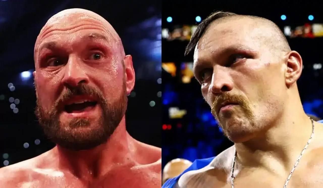 Александр Усик и Тайсон Фьюри / фото из открытых источников