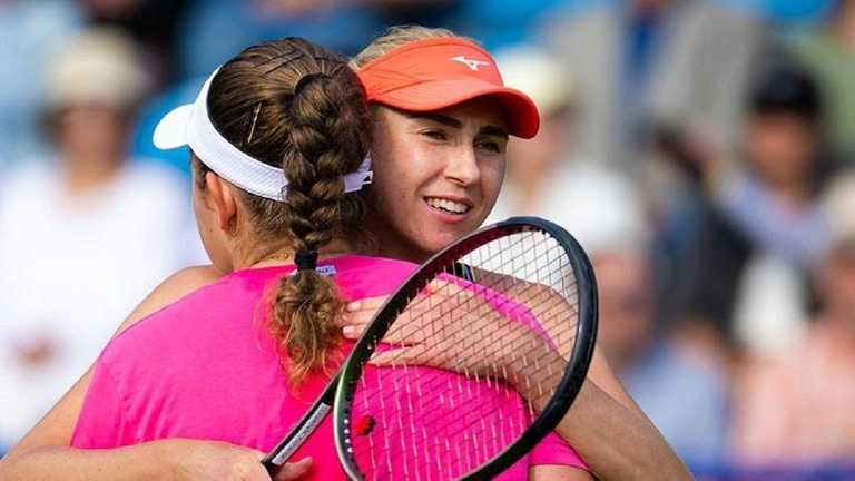 Кіченок та Остапенко / Фото Jimmie48 Кіченок та Остапенко / Фото Jimmie48