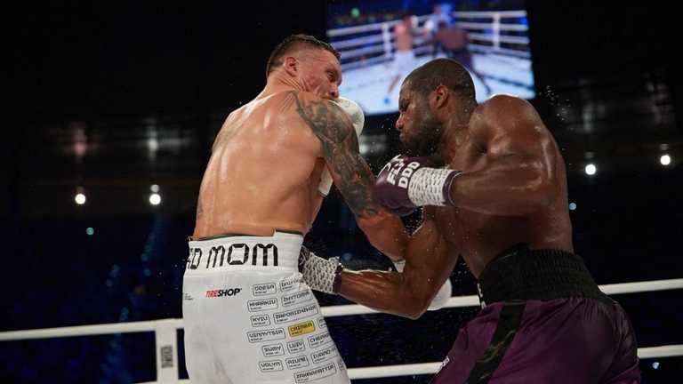 Усик против Дюбуа / Фото Knockout Promotions Усик против Дюбуа / Фото Knockout Promotions