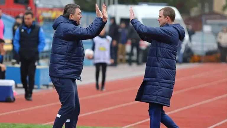 Евгений Красников и Александр Кучер / фото СК Днепр-1 Евгений Красников и Александр Кучер / фото СК Днепр-1