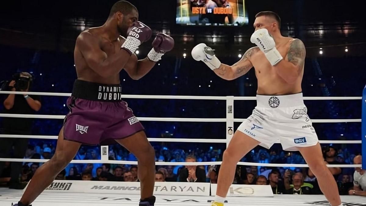 Дюбуа проти Усика / Фото з Instagram 