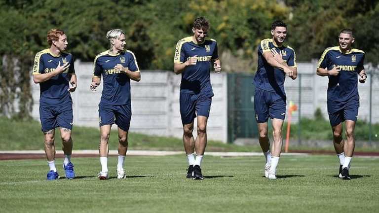 Сборная на тренировке / Фото Павла Кубанова Сборная на тренировке / Фото Павла Кубанова