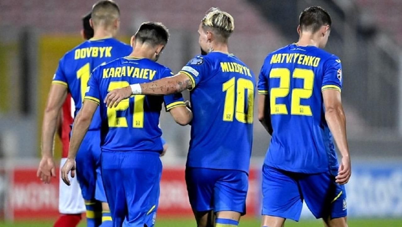 Гравці збірної України / Фото Павла Кубанова