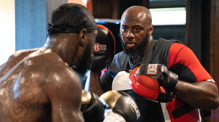 Деонтей Вайлдер і Малік Скотт / Фото Premier Boxing Champions