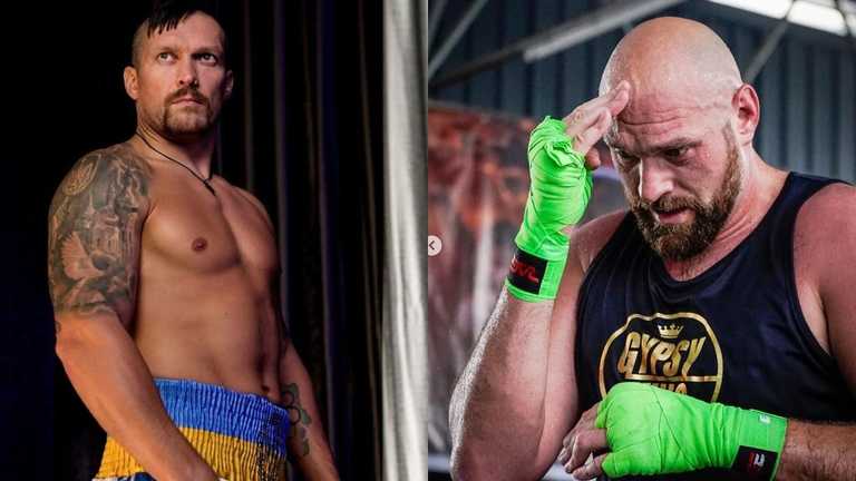 Усик та Ф'юрі / колаж Спорт 24