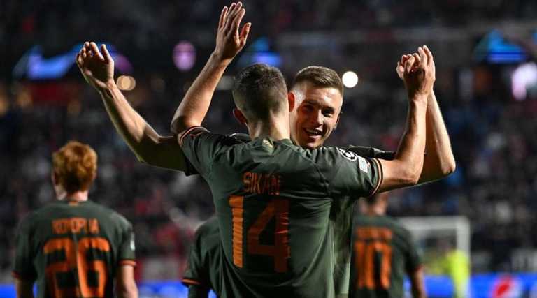 Данило Сікан забив дкбль у матчі проти Антверпена / фото з відкритих джерел Данило Сікан забив дкбль у матчі проти Антверпена / фото з відкритих джерел