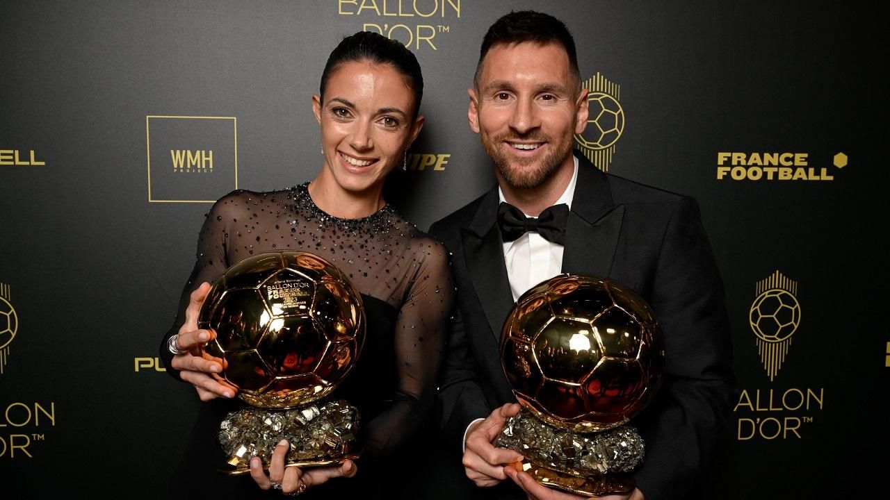 Ліонель Мессі та Айтана Бонматті – володарі "Золотих м'ячів-2023" / Фото Ballon d'Or в соцмережі Х