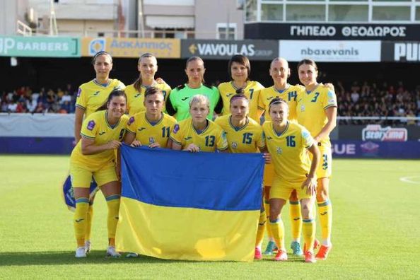 Сборная Украины одержала дебютную победу в женской Лиге наций, победив Грецию