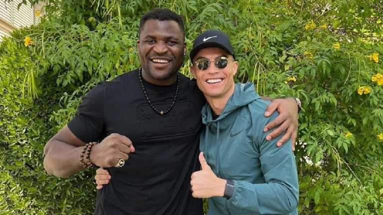 Криштиану Роналду и Фрэнсис Нганну / Фото из соцсетей Криштиану Роналду и Фрэнсис Нганну / Фото из соцсетей