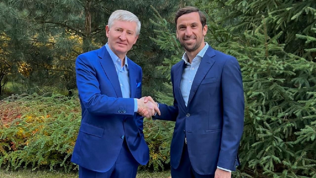 Ринат Ахметов и Дарио Срна / Фото ФК Шахтер